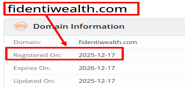Мошеннический брокер Fidenti Wealth (fidentiwealth.com) Отзывы и возврат денег! 6 Fidenti Wealth возраст
