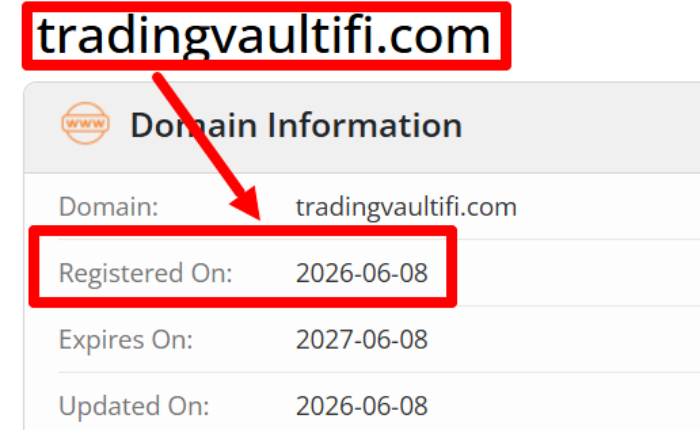 Мошеннический брокер VaultFi (tradingvaultifi.com) Отзывы и возврат финансов! 6 VaultFi возраст