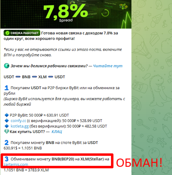 Zartemis обман 