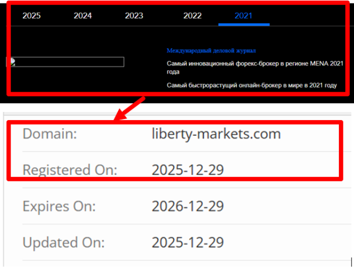 Мошеннический брокер Liberty Markets (liberty-markets.com) Отзывы и возврат денег! 6 Liberty Markets возраст