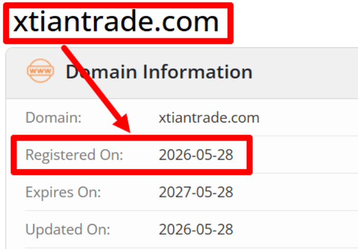 Мошеннический брокер Xtiantrade (xtiantrade.com) Отзывы и возврат денег! 6 Xtiantrade возраст
