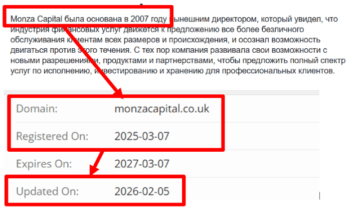 Мошеннический брокер Monza capital (monzacapital.co.uk) Отзывы и возврат денег! 6 Monza capital возраст