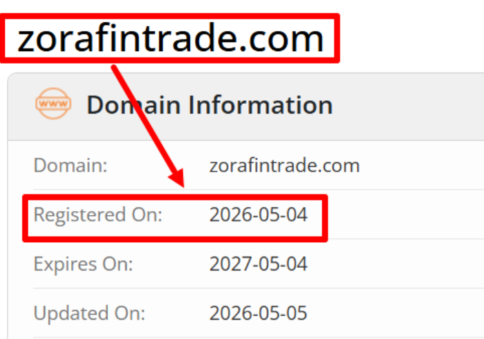 Мошеннический брокер Zorafin Trade (zorafintrade.com) Отзывы и возврат денег! 6 Zorafin Trade возраст