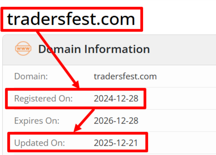 Мошеннический брокер Traders Fest (tradersfest.com) Отзывы и возврат денег! 6 Traders Fest возраст