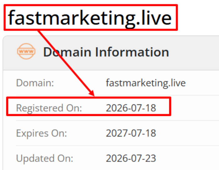 Мошеннический брокер Fastmarketing (fastmarketing.live) Отзывы и возврат денег! 6 Fastmarketing возраст