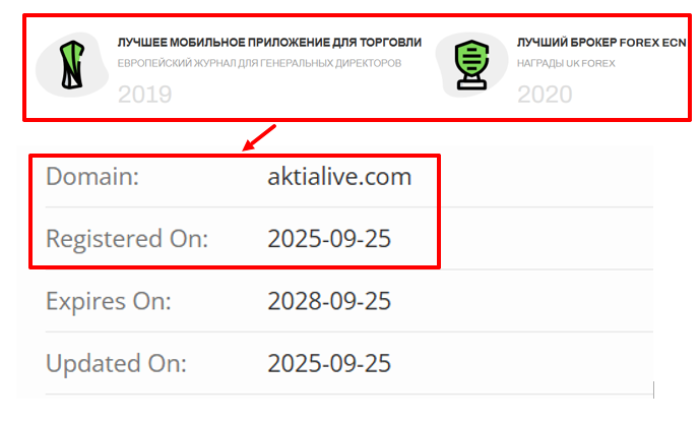 Мошеннический брокер Aktiabank (aktialive.com) Отзывы и возврат денег! 6 Aktiabank возраст