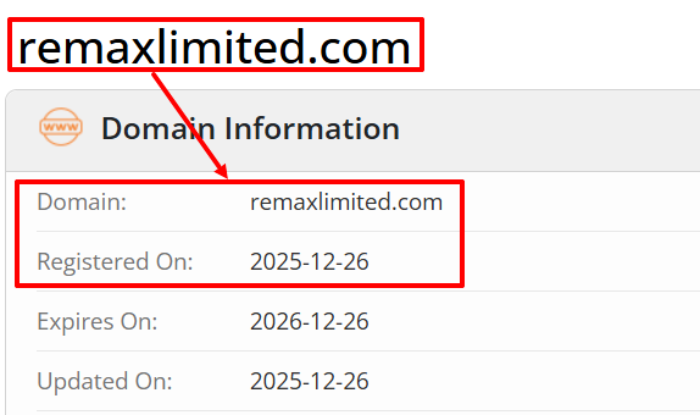 Мошеннический брокер RemaxLimited (remaxlimited.com) Отзывы и возврат денег! 6 RemaxLimited возраст