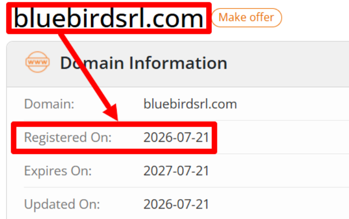 Мошеннический брокер Bluebird Capital (bluebirdsrl.com) Отзывы и возврат денег! 7 Bluebird Capital возраст