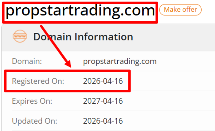 Мошеннический брокер Propstar Trading (propstartrading.com) Отзывы и возврат денег! 6 Propstar Trading возраст