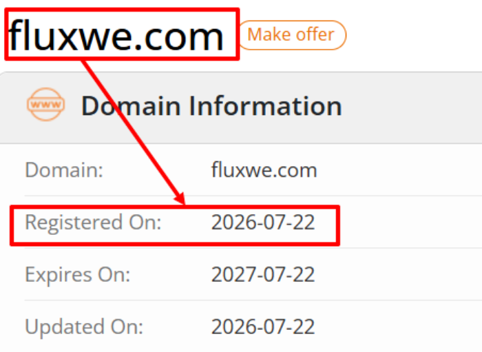 Мошеннический брокер Fluxwe (fluxwe.com) Отзывы и возврат денег! 6 Fluxwe возраст