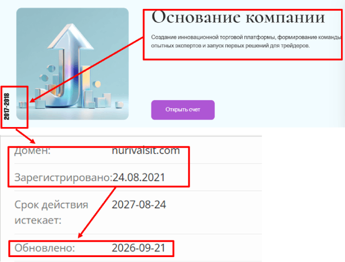 Мошеннический брокер Nurivalsit (nurivalsit.com) Отзывы и возврат денег! 7 Nurivalsit возраст