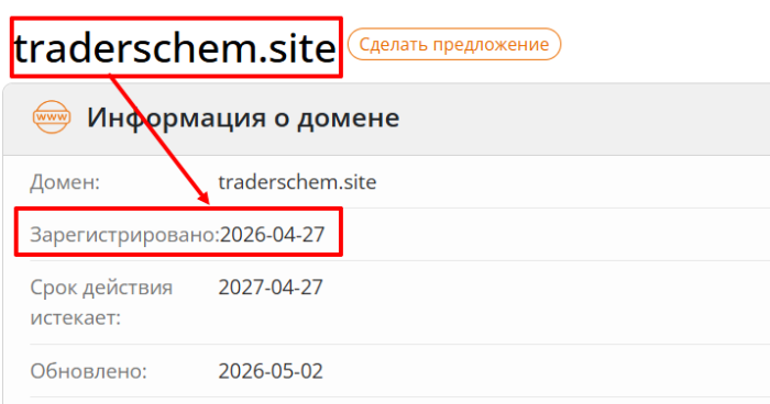 Мошеннический брокер TraderScheme (traderscheme.site) Отзывы и возврат денег! 6 TraderScheme возраст