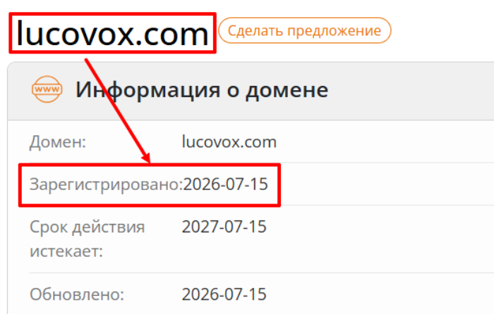 Мошеннический брокер Lucovox (lucovox.com) Отзывы и возврат денег! 6 Lucovox возраст